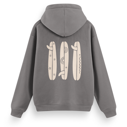 Felpa con cappuccio "Boho Surfboard" Basic