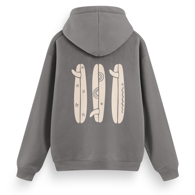 Felpa con cappuccio "Boho Surfboard" Basic