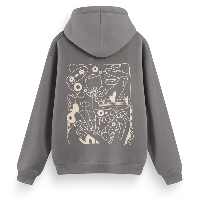 Kite Line Art Hoodie Basic