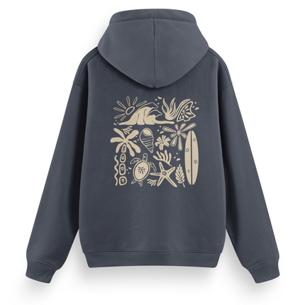 Felpa con cappuccio "Beachy Vibes" basic