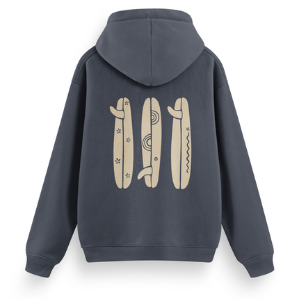 Felpa con cappuccio "Boho Surfboard" Basic