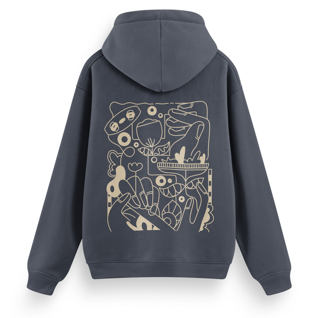 Kite Line Art Hoodie Basic