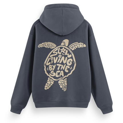 Slow Living By The Sea Hoodie Basic