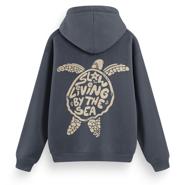 Slow Living By The Sea Hoodie Basic