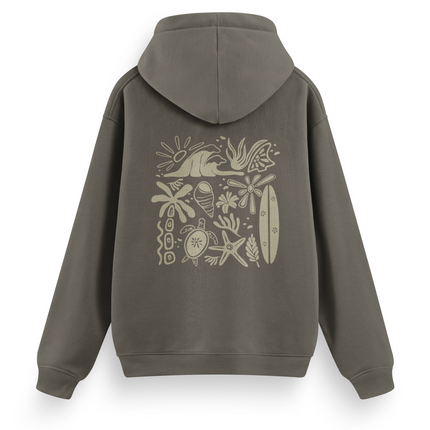 Felpa con cappuccio "Beachy Vibes" basic