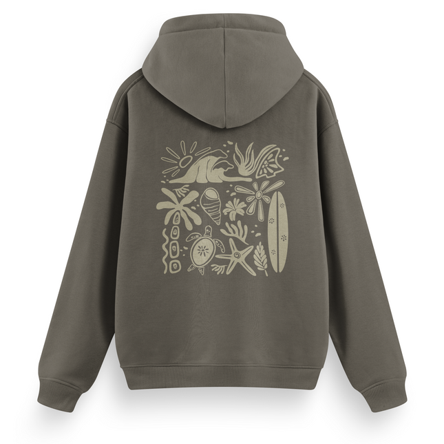 Felpa con cappuccio "Beachy Vibes" basic