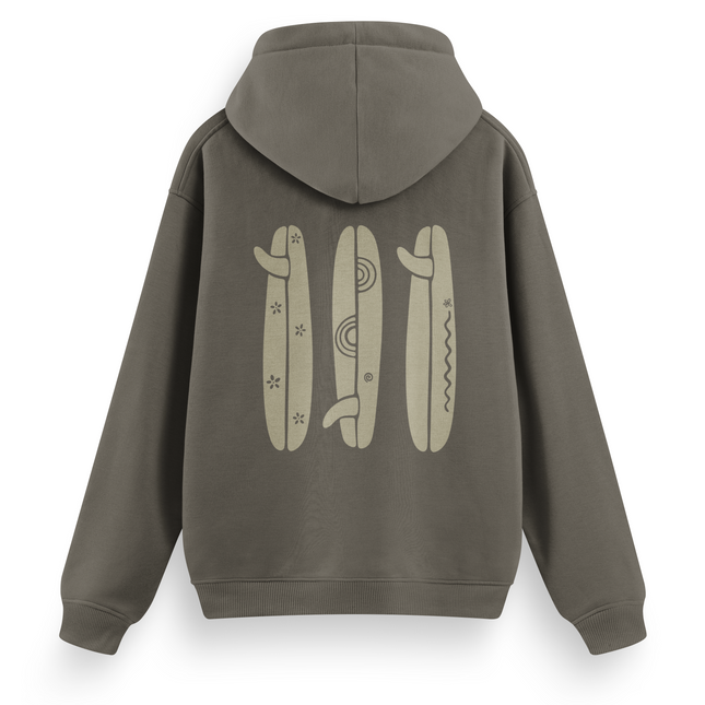 Felpa con cappuccio "Boho Surfboard" Basic