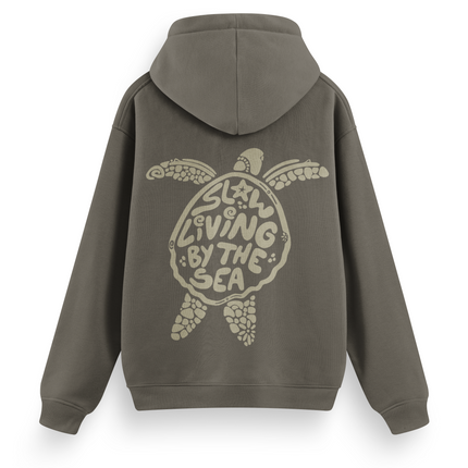 Slow Living By The Sea Hoodie Basic