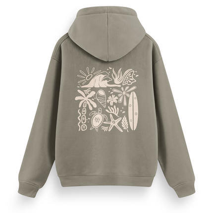 Felpa con cappuccio "Beachy Vibes" basic