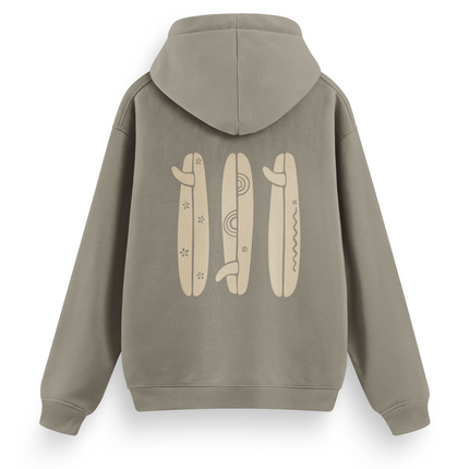 Felpa con cappuccio "Boho Surfboard" Basic