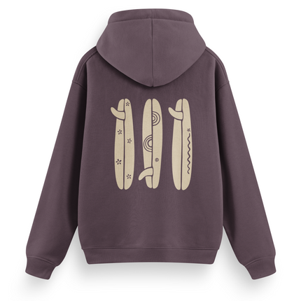 Felpa con cappuccio "Boho Surfboard" Basic