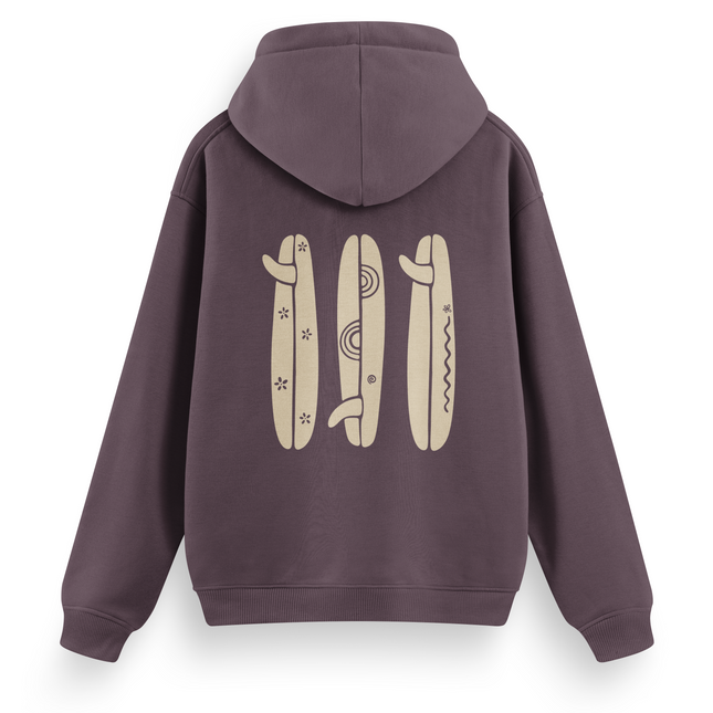 Felpa con cappuccio "Boho Surfboard" Basic