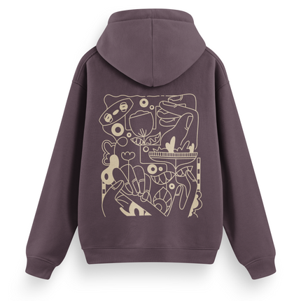 Kite Line Art Hoodie Basic