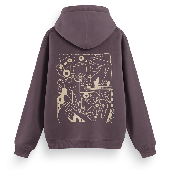 Kite Line Art Hoodie Basic