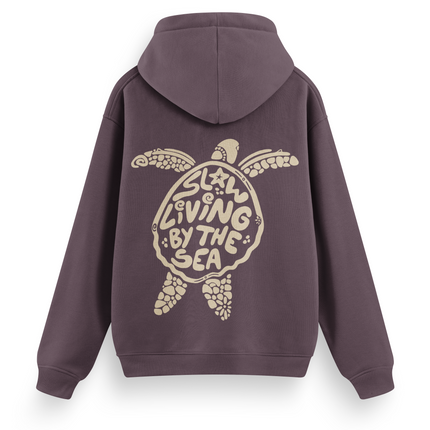 Slow Living By The Sea Hoodie Basic