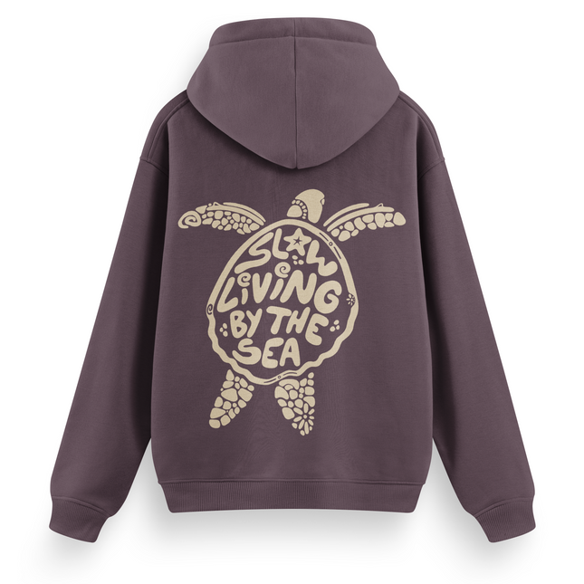 Slow Living By The Sea Hoodie Basic