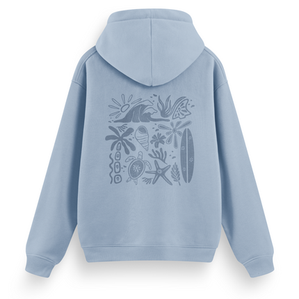 Felpa con cappuccio "Beachy Vibes" basic
