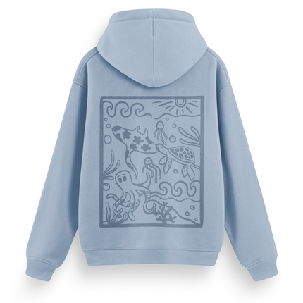 Ocean Creatures Hoodie Basic
