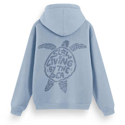 Slow Living By The Sea Hoodie Basic