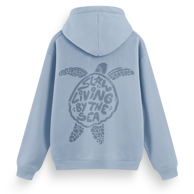 Slow Living By The Sea Hoodie Basic