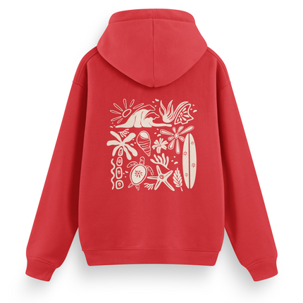 Felpa con cappuccio "Beachy Vibes" basic