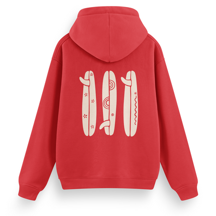 Felpa con cappuccio "Boho Surfboard" Basic