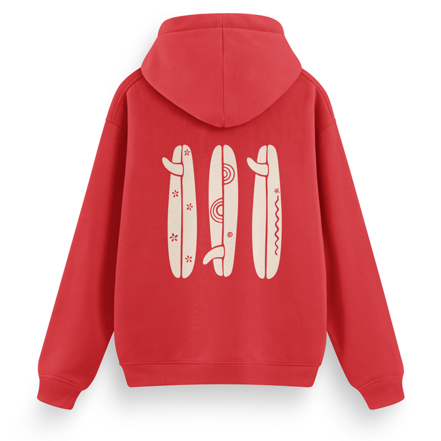 Felpa con cappuccio "Boho Surfboard" Basic
