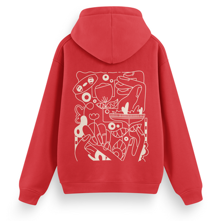 Kite Line Art Hoodie Basic