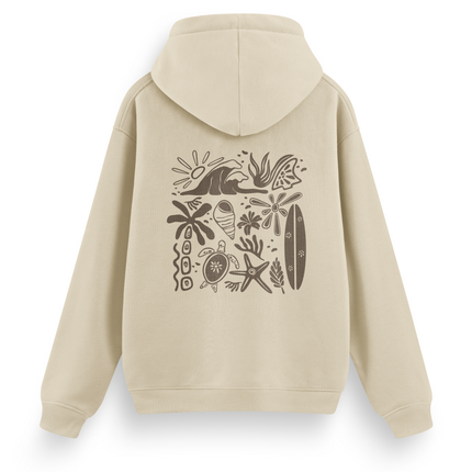 Felpa con cappuccio "Beachy Vibes" basic