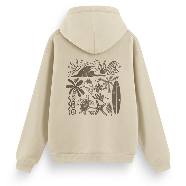 Felpa con cappuccio "Beachy Vibes" basic