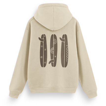 Felpa con cappuccio "Boho Surfboard" Basic