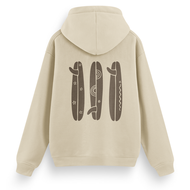 Felpa con cappuccio "Boho Surfboard" Basic
