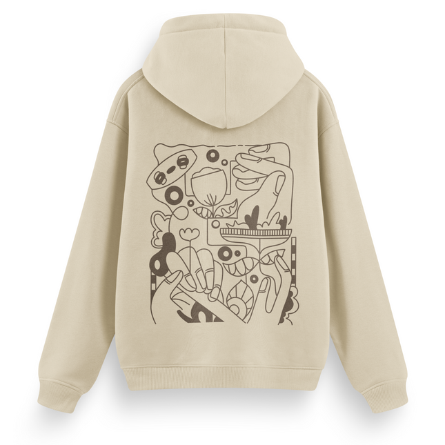 Kite Line Art Hoodie Basic