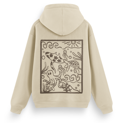 Ocean Creatures Hoodie Basic