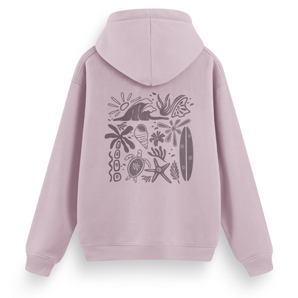 Felpa con cappuccio "Beachy Vibes" basic