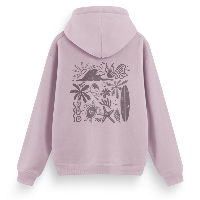 Felpa con cappuccio "Beachy Vibes" basic