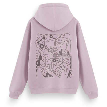 Kite Line Art Hoodie Basic