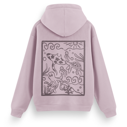 Ocean Creatures Hoodie Basic