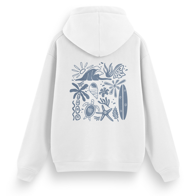 Felpa con cappuccio "Beachy Vibes" basic