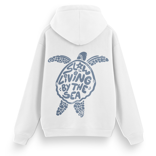Slow Living By The Sea Hoodie Basic