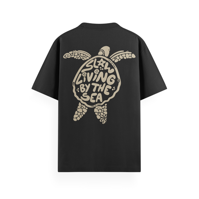 Slow Living By The Sea T-Shirt Basic