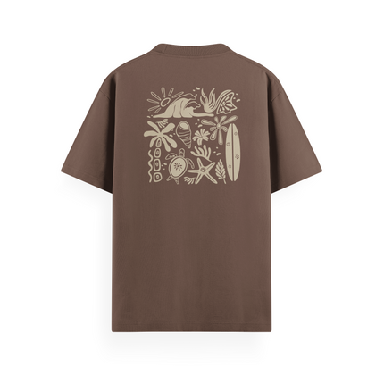 T-Shirt basic "Beachy Vibes"