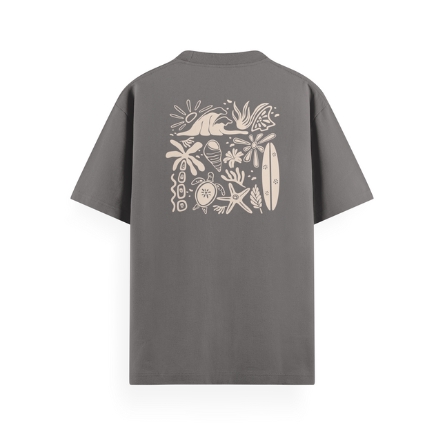 T-Shirt basic "Beachy Vibes"