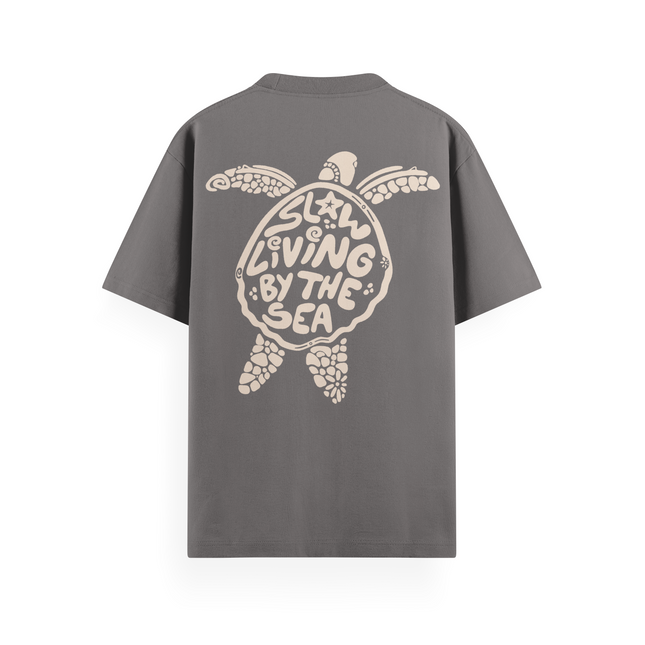 Slow Living By The Sea T-Shirt Basic