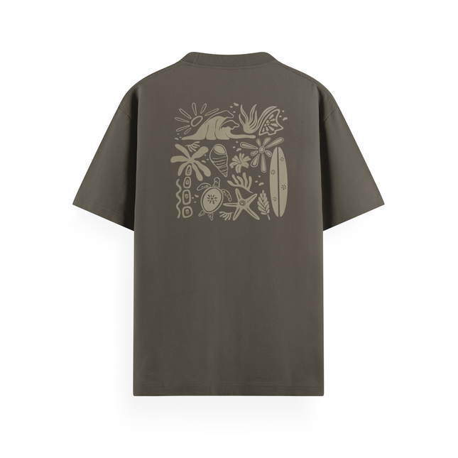 T-Shirt basic "Beachy Vibes"
