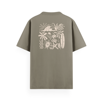 T-Shirt basic "Beachy Vibes"