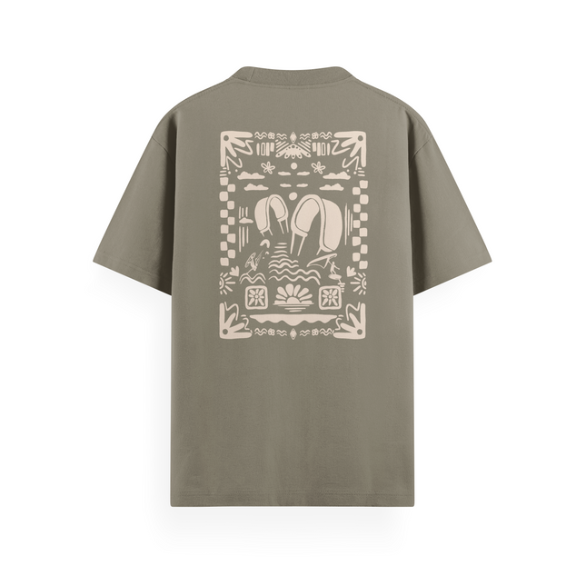 T-shirt basica Boho Beach