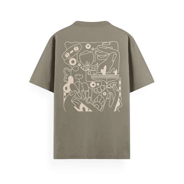 Kite Line Art T-Shirt Basic
