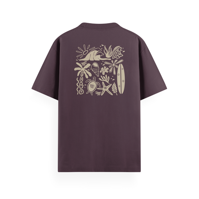 T-Shirt basic "Beachy Vibes"
