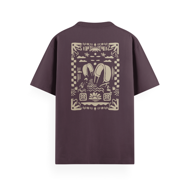 T-shirt basica Boho Beach
